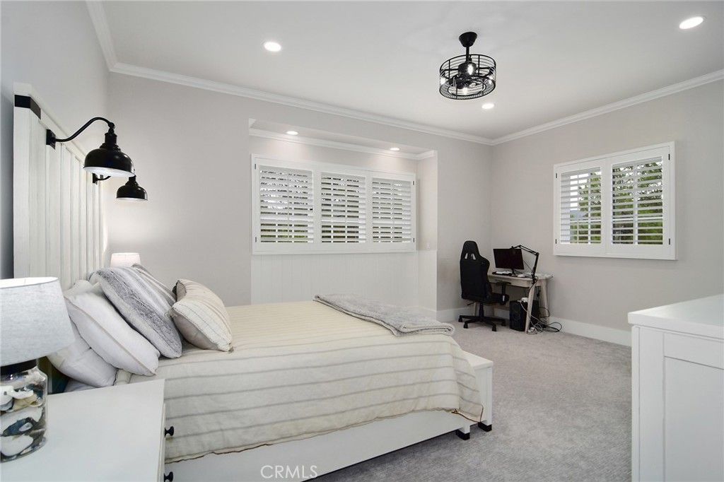 Bedroom, Home Office, Interior, Recessed Lighting