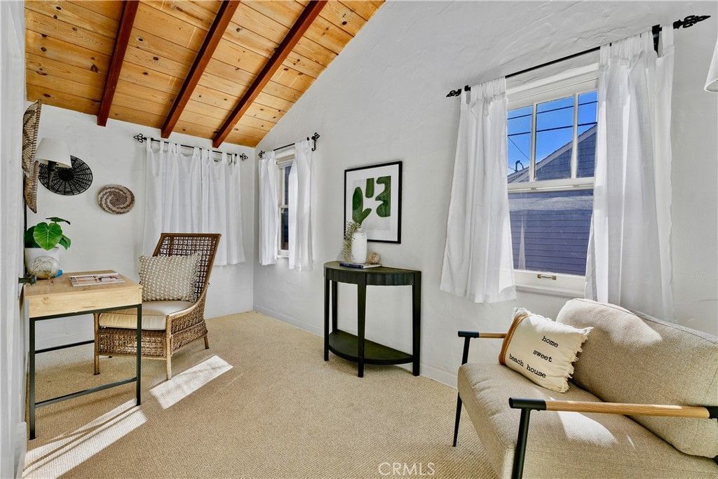 Home Office, Interior, Wooden Beams, Wooden Ceilings
