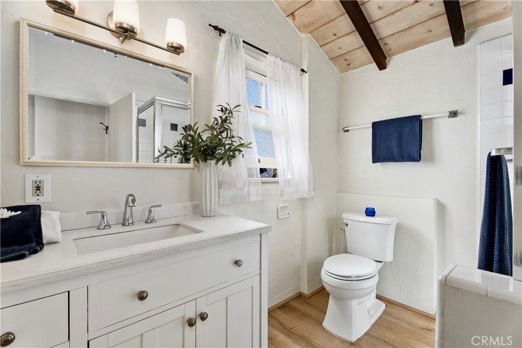 Bathroom, Interior, Wooden Beams, Wooden Ceilings, Wood Texture Flooring