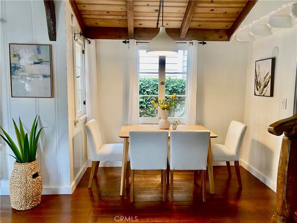 Dining room, Interior, Wooden Beams, Wooden Ceilings, Wood Texture Flooring