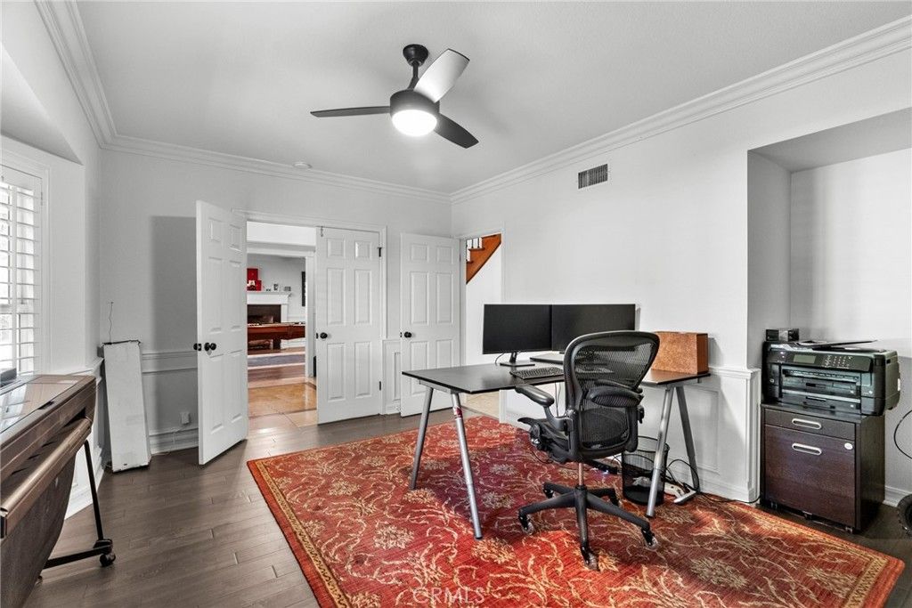 Home Office, Interior, Wood Texture Flooring