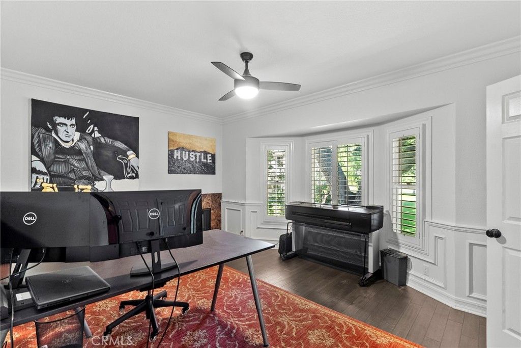 Home Office, Interior, Wood Texture Flooring