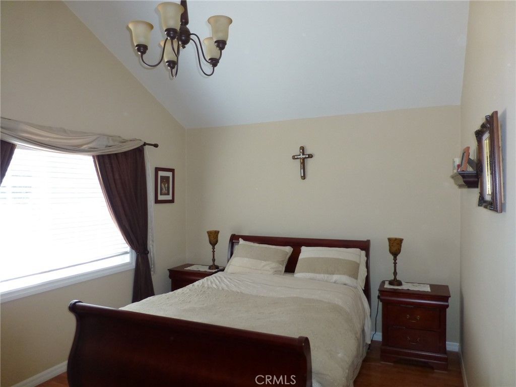 Bedroom, Chandelier, Interior, Wood Texture Flooring