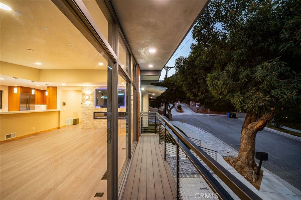 Exterior, Recessed Lighting, Wood Texture Flooring