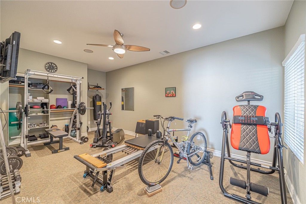 Fitness Equipment, Interior, Recessed Lighting