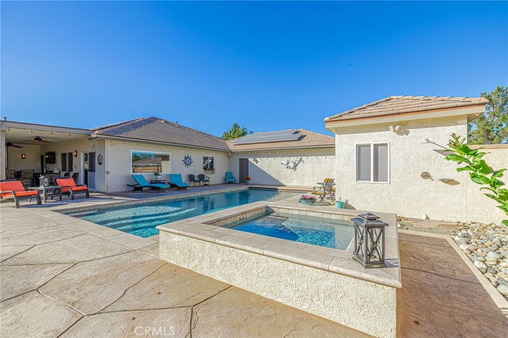 Exterior, Pool, Solar Panels
