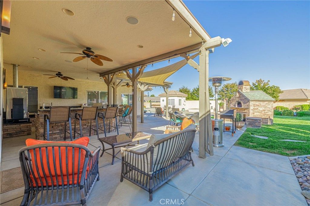 Backyard, Exterior, Fireplace