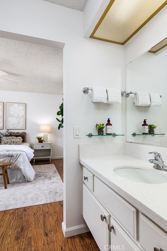 Bathroom, Bedroom, Interior, Wood Texture Flooring