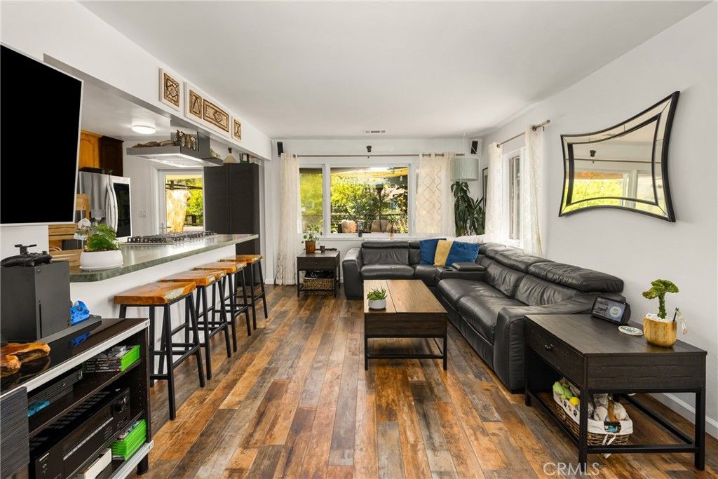 Interior, Kitchen, Living room, Wood Texture Flooring