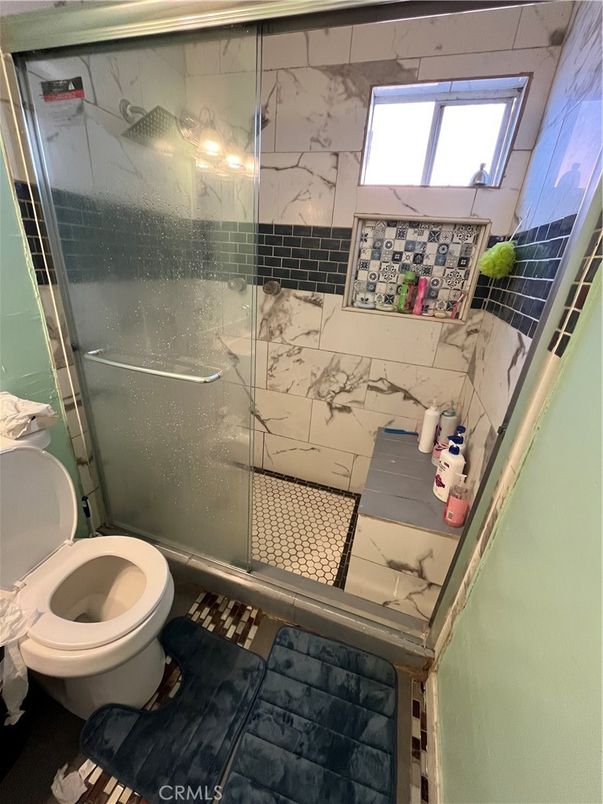 Bathroom, Glass Shower, Interior, Marble Walls