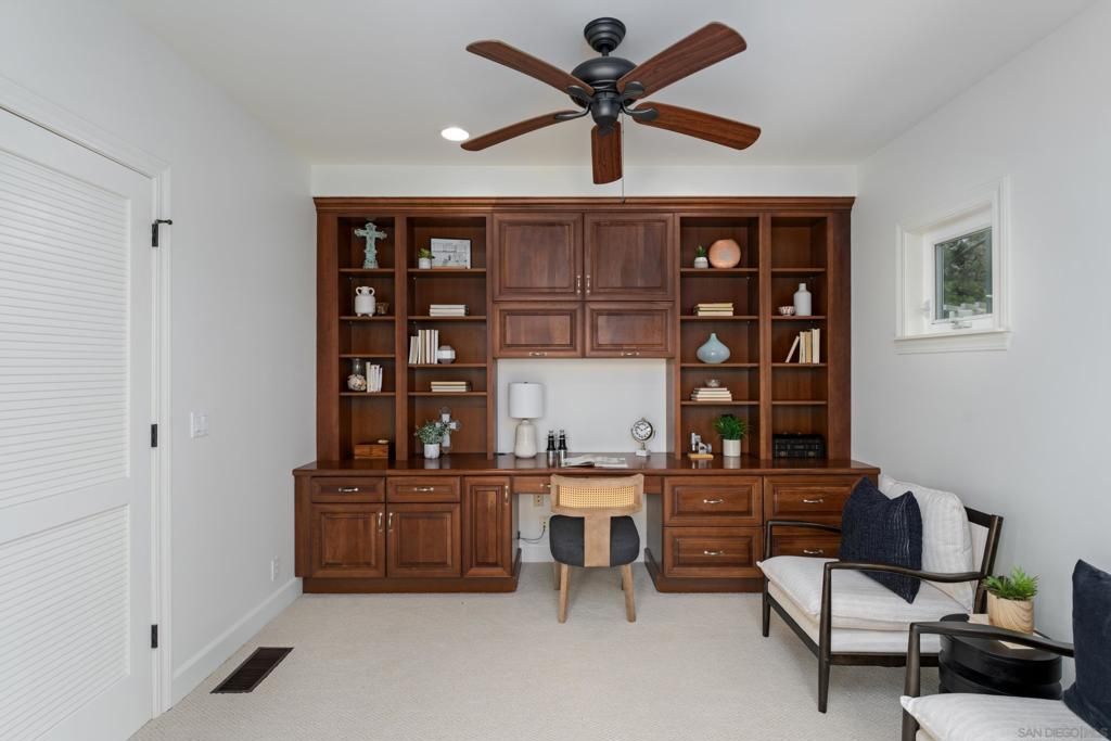 Home Office, Interior, Recessed Lighting