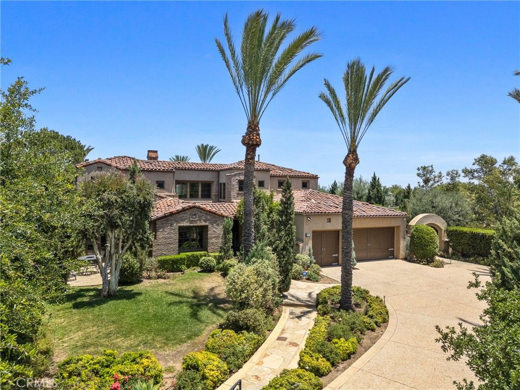 Attached, Backyard, Exterior, Facade, Mediterranean