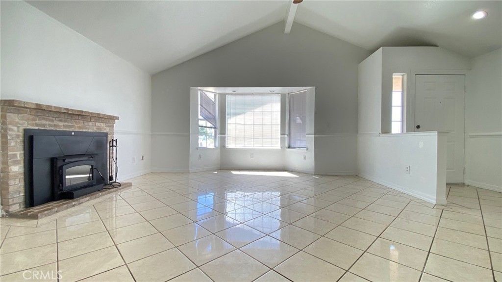 Empty room, Fireplace, Interior, Recessed Lighting