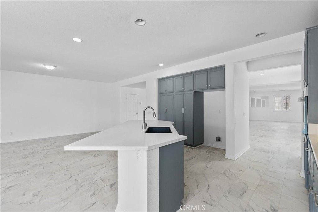 Interior, Kitchen, Marble, Recessed Lighting