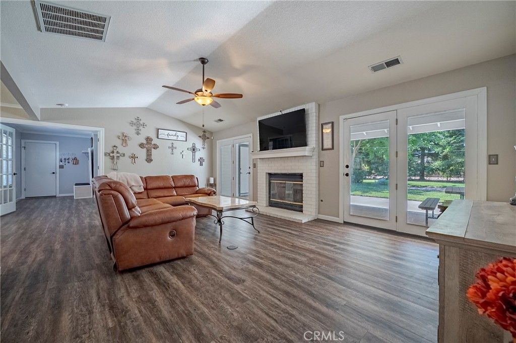 Fireplace, Interior, Living room, Wood Texture Flooring