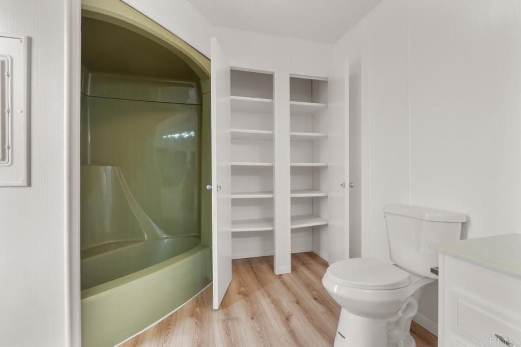 Bathroom, Interior, Wood Texture Flooring