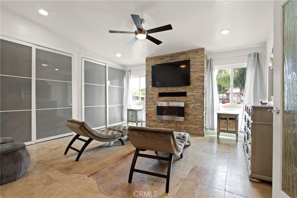 Interior, Recessed Lighting, Stone Walls
