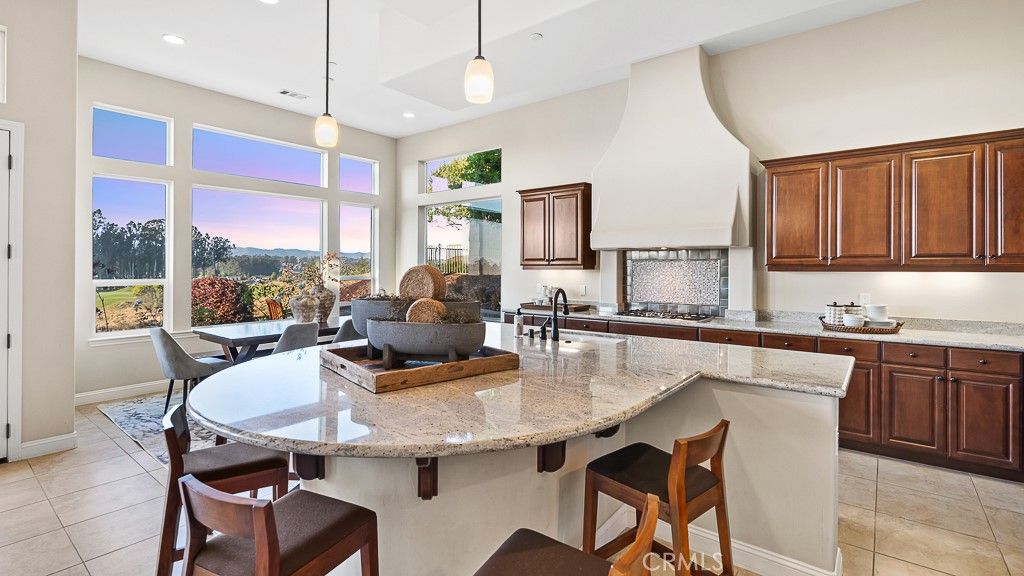 Dining room, Interior, Kitchen, Pendant Lights, Recessed Lighting