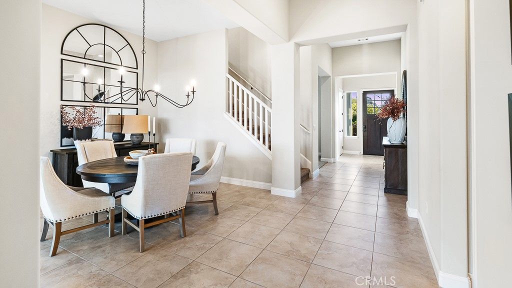 Chandelier, Dining room, Interior, Recessed Lighting
