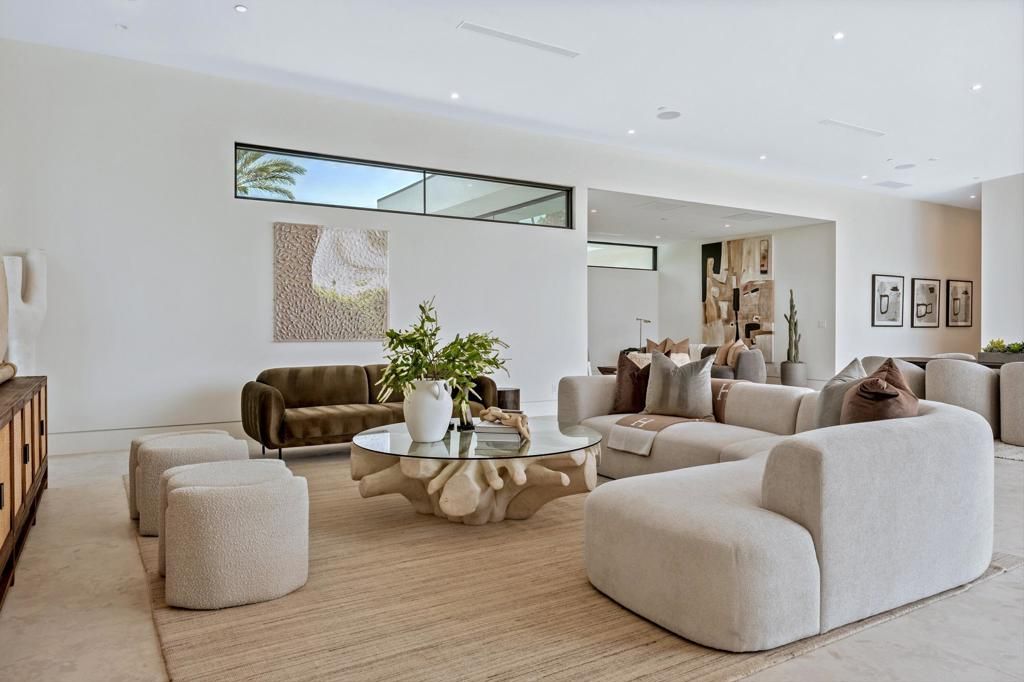 Interior, Living room, Recessed Lighting