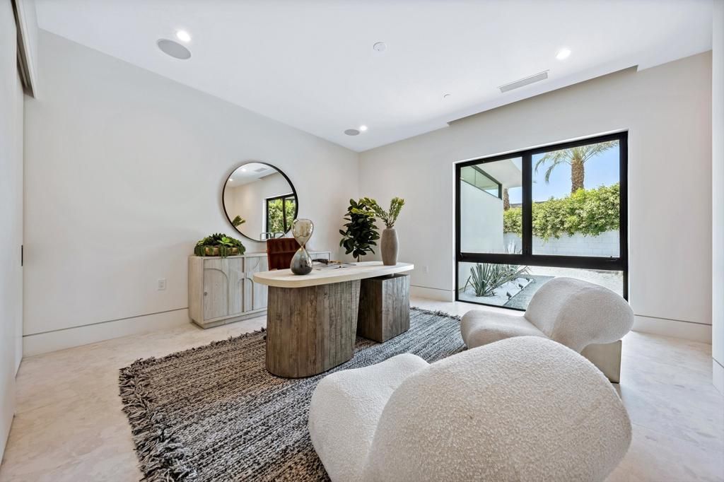 Home Office, Interior, Recessed Lighting