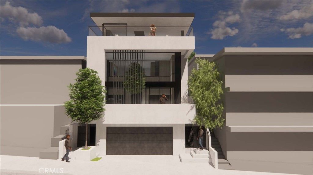 Attached, Exterior, Facade, Modern