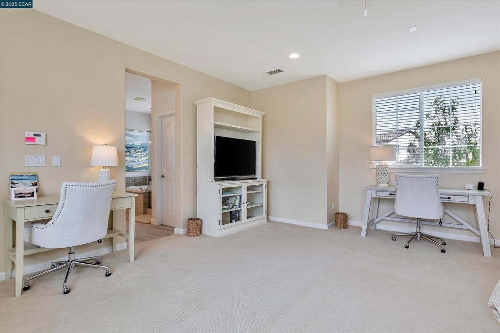 Home Office, Interior, Recessed Lighting
