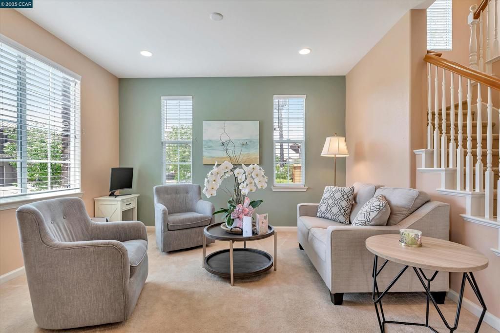 Interior, Living room, Recessed Lighting