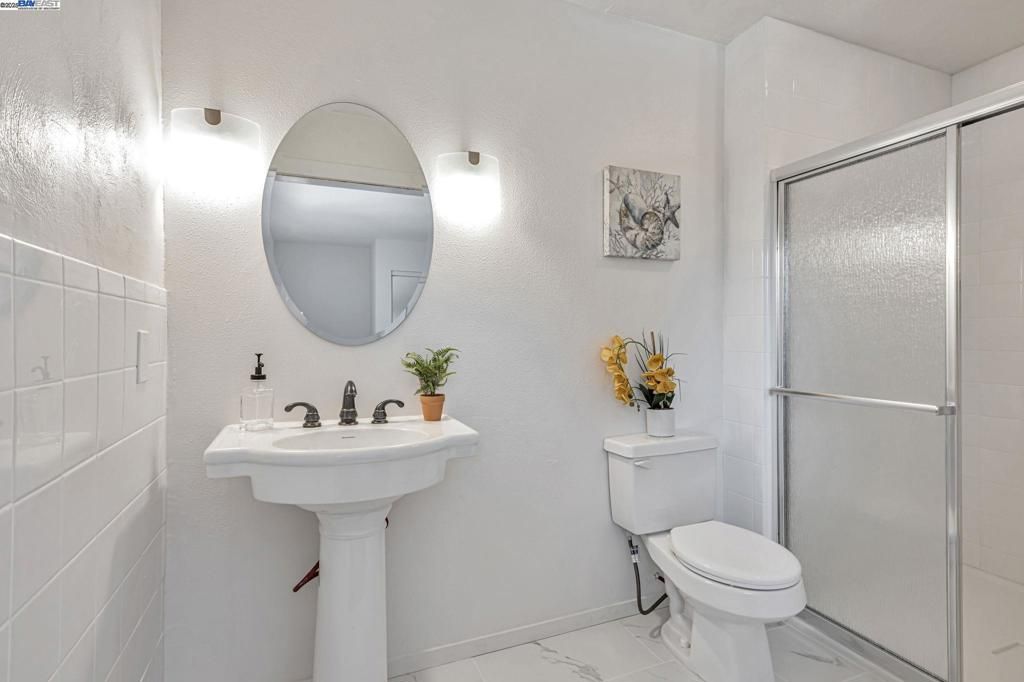 Bathroom, Glass Shower, Interior, Marble