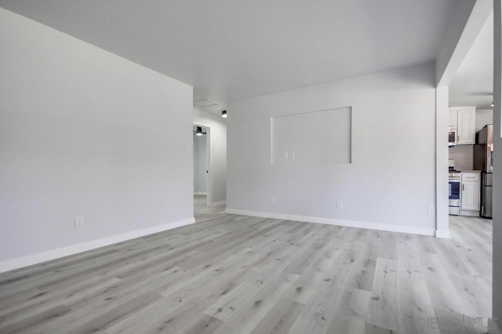 Empty room, Interior, Kitchen, Wood Texture Flooring