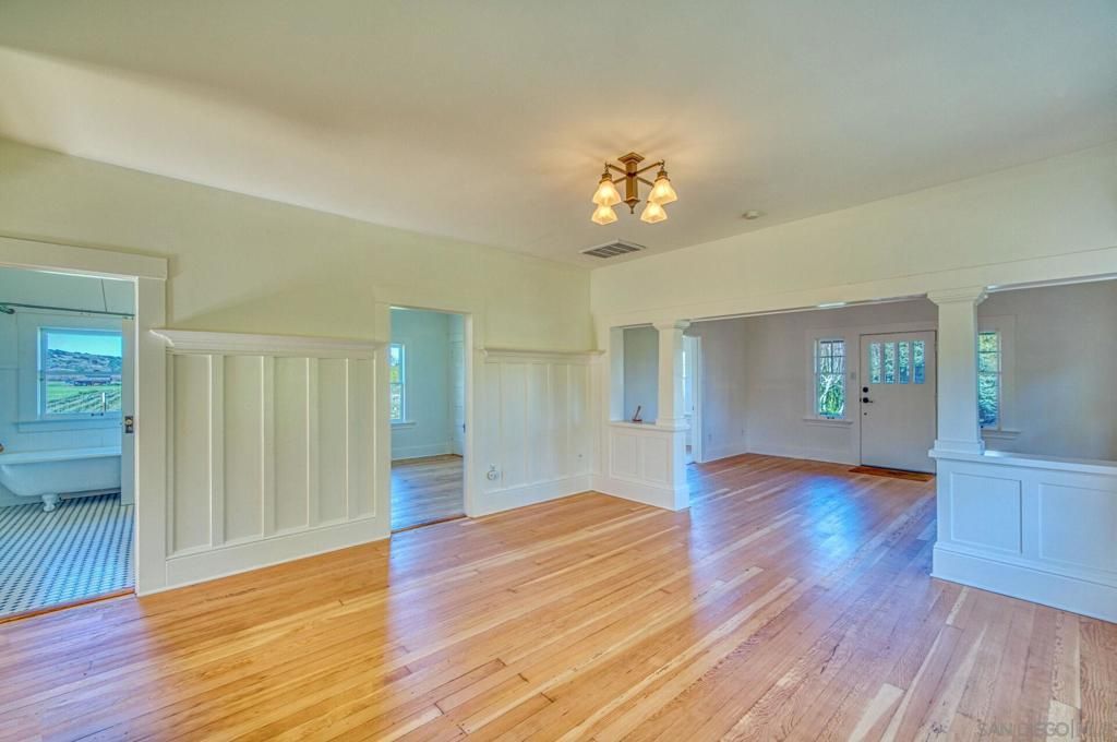 Empty room, Interior, Wood Texture Flooring