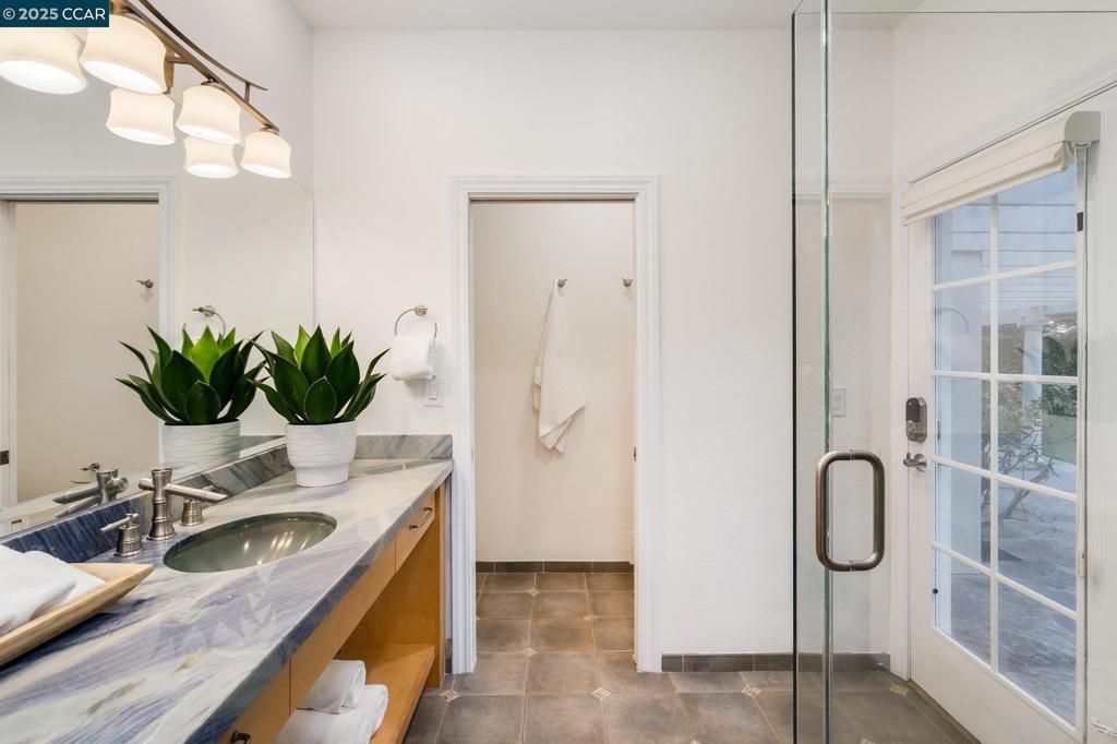 Bathroom, Dual Sink Vanities, Glass Shower, Interior