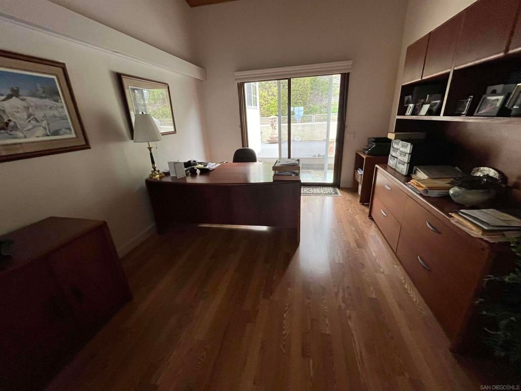 Home Office, Interior, Wooden Beams, Wood Texture Flooring