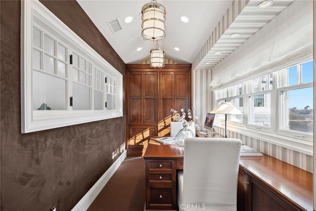 Home Office, Interior, Pendant Lights, Recessed Lighting