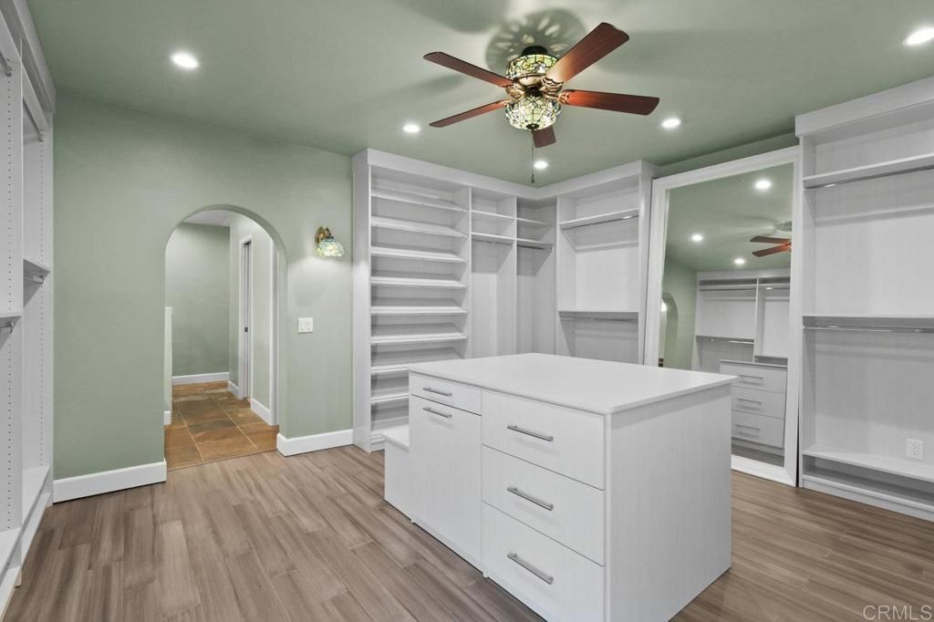 Interior, Recessed Lighting, Walk-in Closets, Wood Texture Flooring