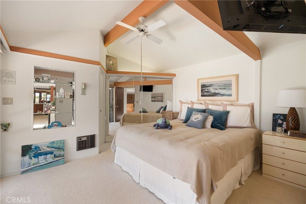 Bedroom, Interior, Wooden Beams