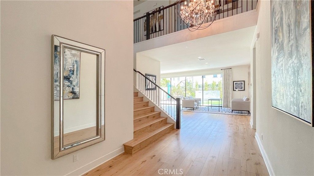 Chandelier, Interior, Recessed Lighting, Wood Texture Flooring