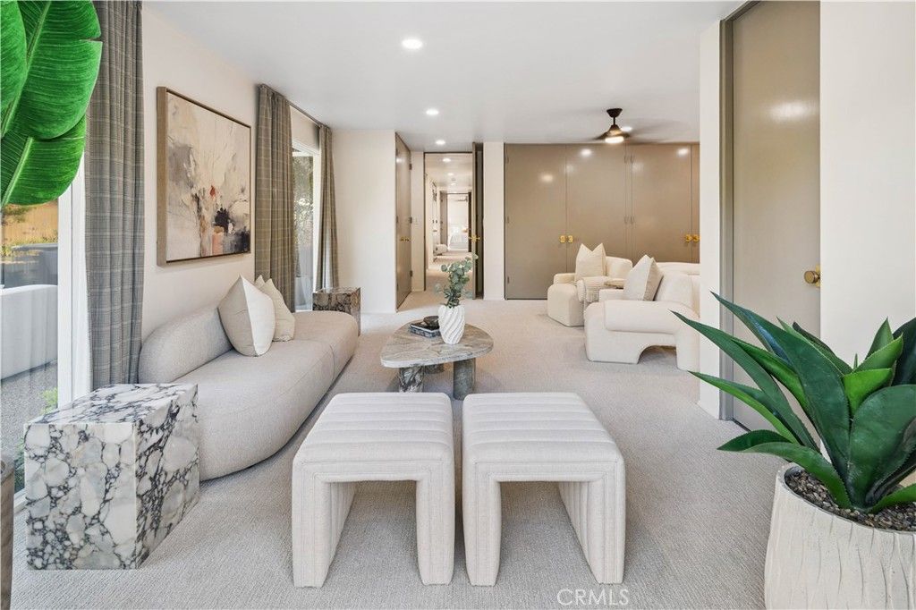 Interior, Living room, Recessed Lighting