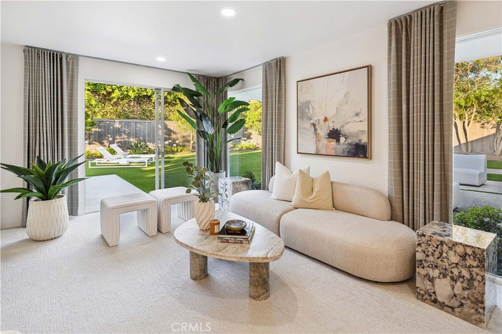 Interior, Living room, Recessed Lighting