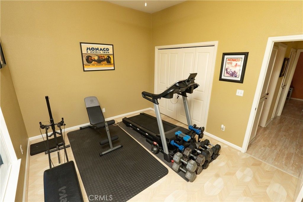 Fitness Equipment, Interior, Wood Texture Flooring