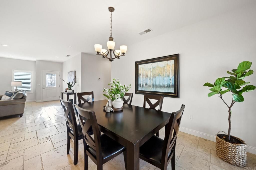 Chandelier, Dining room, Interior, Recessed Lighting