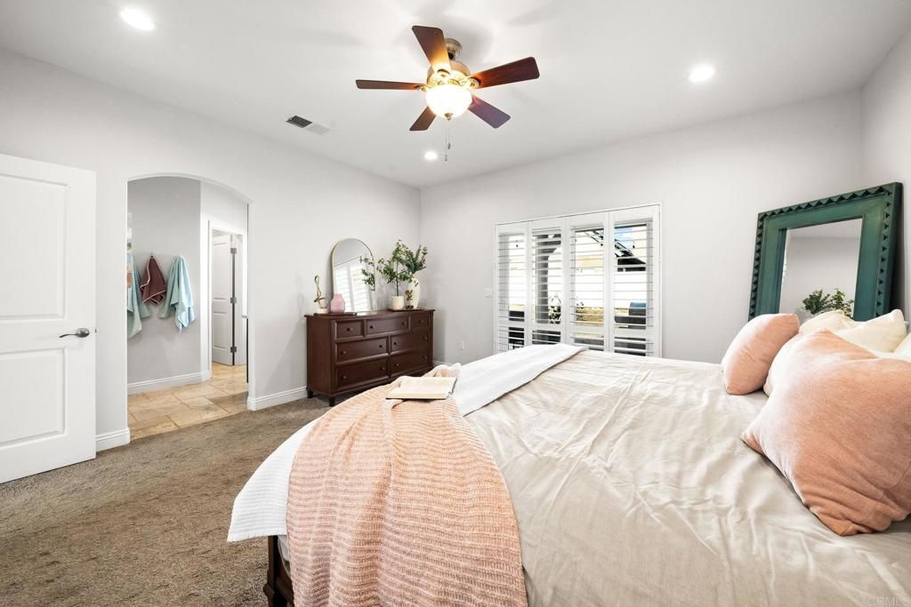 Bedroom, Interior, Recessed Lighting