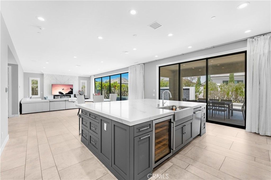 Interior, Kitchen, Living room, Recessed Lighting