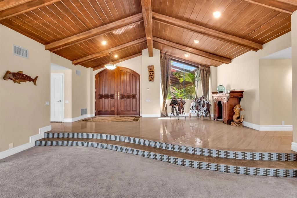 Fireplace, Interior, Wooden Beams, Wooden Ceilings