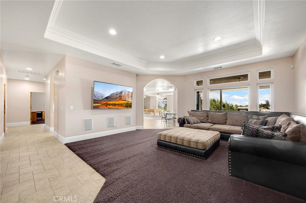 Interior, Living room, Recessed Lighting