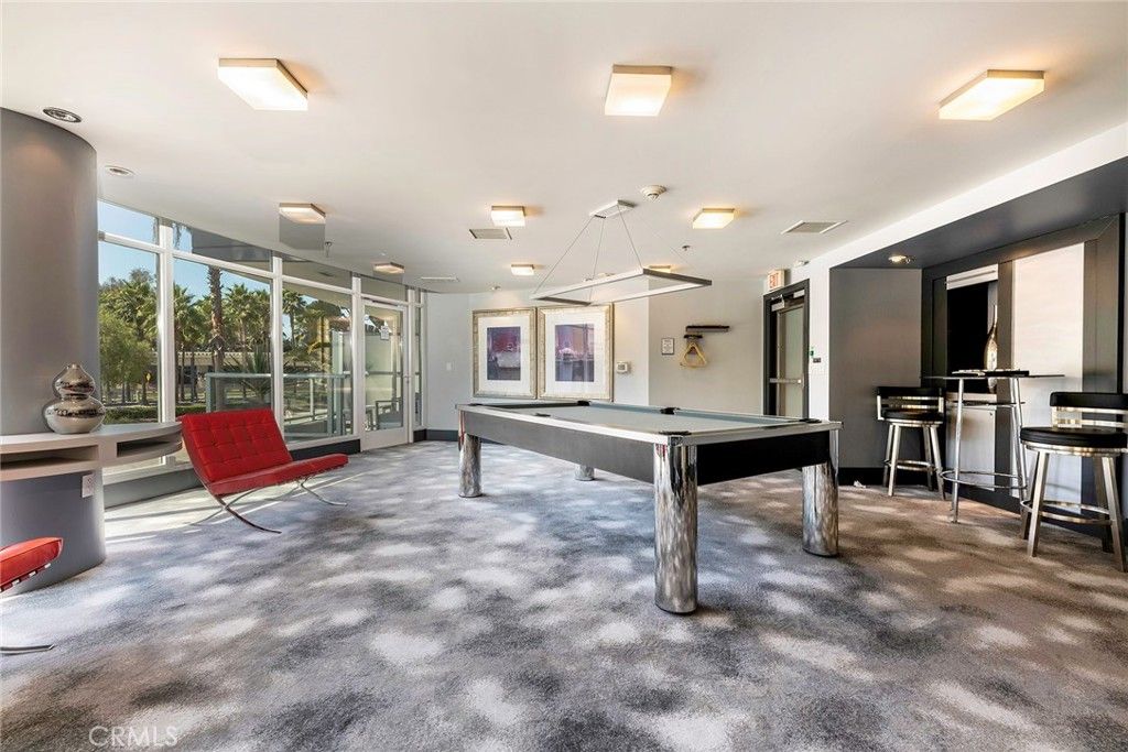 Billiard Table, Game Room, Interior, Pendant Lights, Recessed Lighting