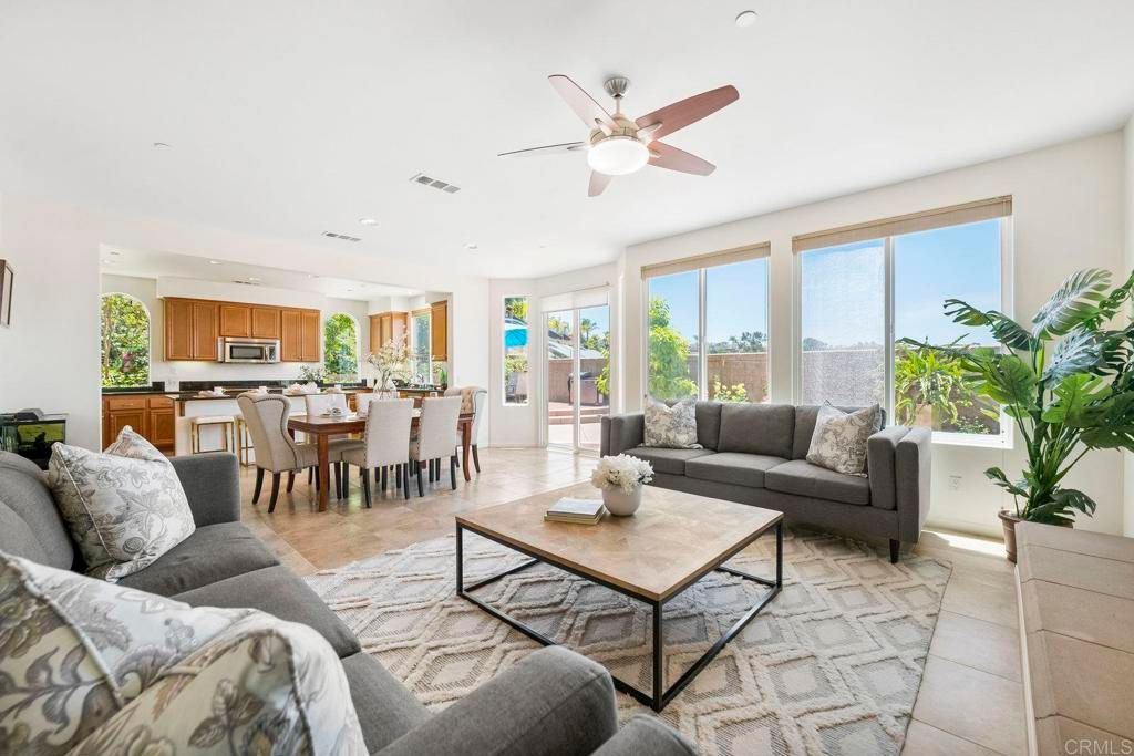 Dining room, Interior, Kitchen, Living room, Recessed Lighting, Stainless Steel Appliances