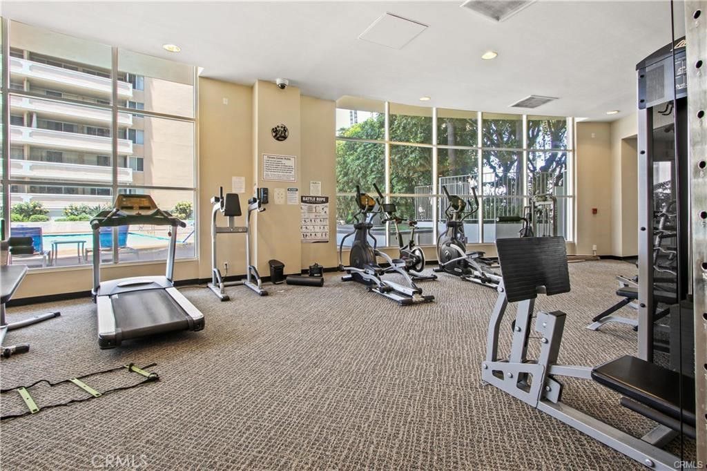 Fitness Equipment, Interior, Recessed Lighting