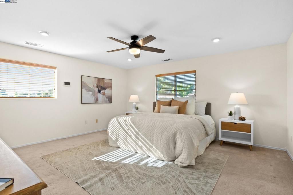 Bedroom, Interior, Recessed Lighting