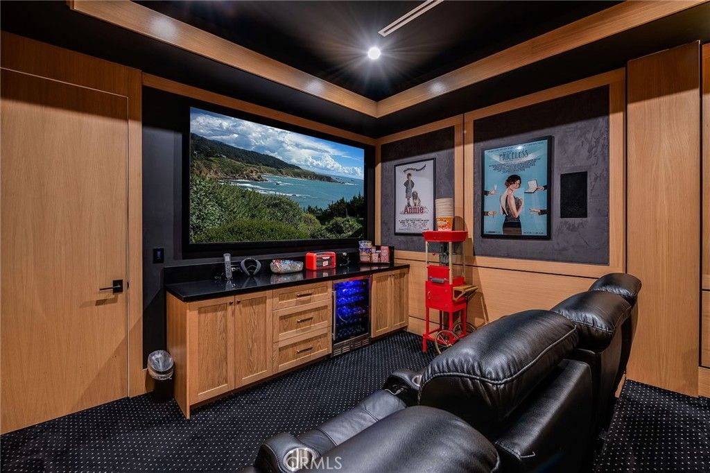 Home Theatre Room, Interior, Projection Screen, Recessed Lighting, Theatre Room